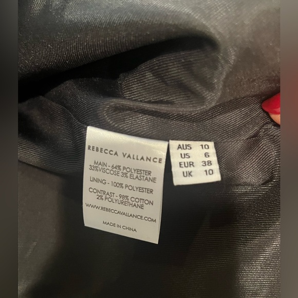 REBECCA VALLANCE Houndstooth blazer dress. Size 6. Never worn - Picture 11 of 11